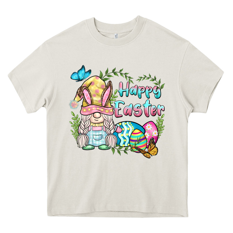 Happy Easter Bunny Gnome Heavy Core Tee by BarkalooDesign | Teevron
