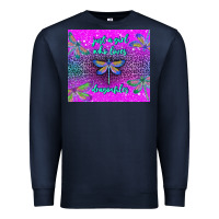 Navy just a girl who loves dragonfiles Premium Sweatshirt - TumblerDesignByShophia