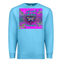 Ocean Blue just a girl who loves dragonfiles Premium Sweatshirt - TumblerDesignByShophia