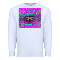 White just a girl who loves dragonfiles Premium Sweatshirt - TumblerDesignByShophia