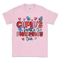 Bubblegum Pink cupid's favorite pharmacy tech Classic Tee - MaliasSmallBusiness