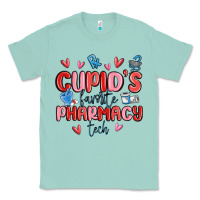 Seafoam cupid's favorite pharmacy tech Classic Tee - MaliasSmallBusiness