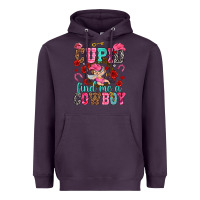 Plum Cupid find me a cowboy Valentine's Day Heavyweight Hoodie - HowdyJamesFarm