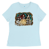 Baby Blue farm life 2 Ladies Tee - SublimationCraftShop