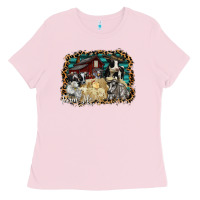 Bubblegum Pink farm life 2 Ladies Tee - SublimationCraftShop