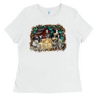 White farm life 2 Ladies Tee - SublimationCraftShop