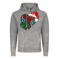 Christmas Heart Gemstones Leopard Vintage Hoodie | Teevron