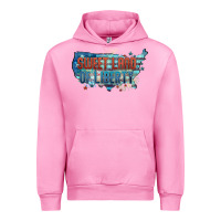 Fuchsia Pink Sweet land of liberty Urban Hoodie - FaDigitalArtStudio
