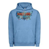 Pigment Pebble Blue Sweet land of liberty Urban Hoodie - FaDigitalArtStudio