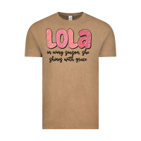 Vintage Coffee lola in every season, she shines with grace Vintage Tee - MaliasSmallBusiness
