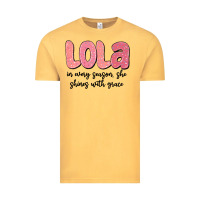 Vintage Mustard lola in every season, she shines with grace Vintage Tee - MaliasSmallBusiness