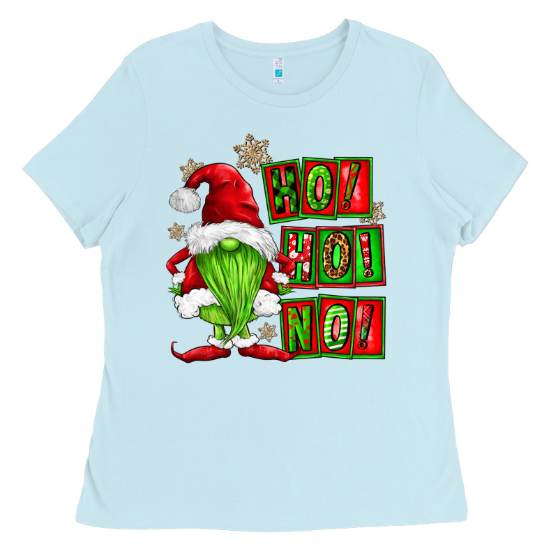 Ho Ho No Christmas Gnomes Ladies Tee by FaDigitalArtStudio | Teevron