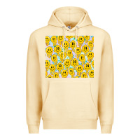 Pina Colada retro smiley faces Premium Hoodie - TumblerDesignByShophia