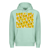 Retro Smiley Faces Premium Hoodie | Teevron