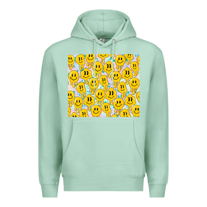 Retro Smiley Faces Premium Hoodie by TumblerDesignByShophia | Teevron