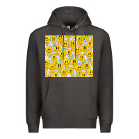 Smoke retro smiley faces Premium Hoodie - TumblerDesignByShophia