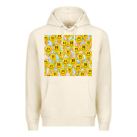 Tofu retro smiley faces Premium Hoodie - TumblerDesignByShophia