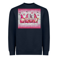 Navy valentine's day gnomes Heavyweight Sweatshirt - MaliasSmallBusiness