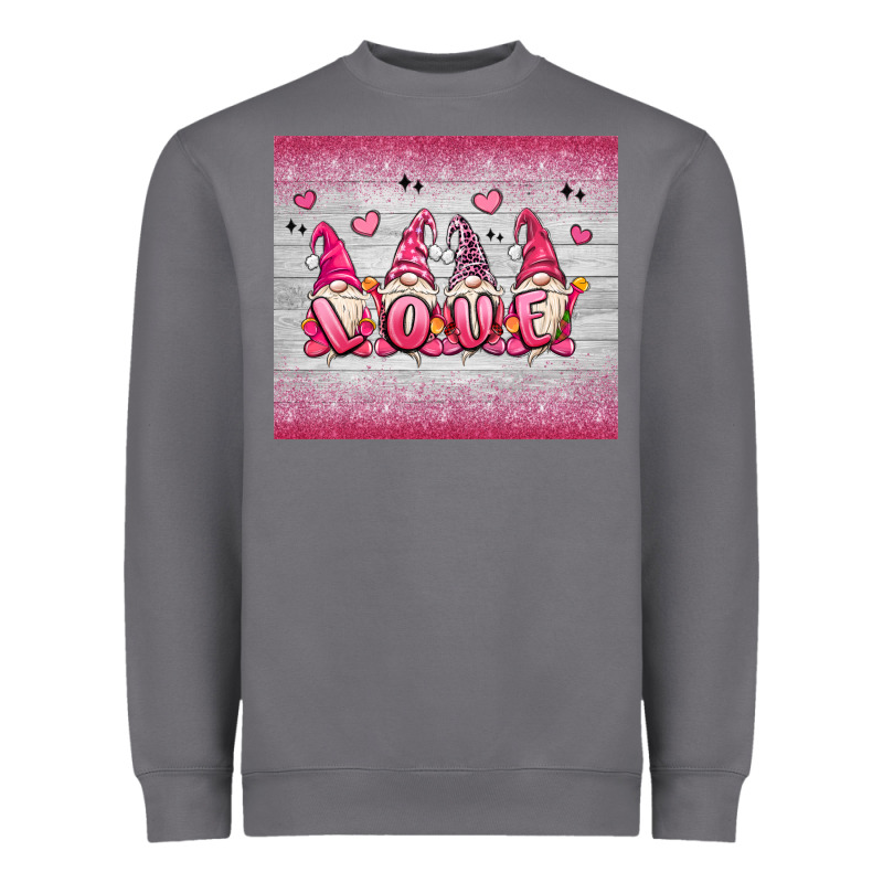 Valentine's Day Gnomes Heavyweight Sweatshirt by MaliasSmallBusiness | Teevron