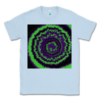 Dusty Blue halloween tie dye pattern black Classic Tee - RanaPortraitStore