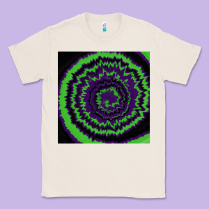 Halloween Tie Dye Pattern Black Classic Tee Designed By Ranaportraitstore