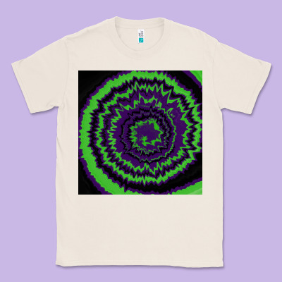 Halloween Tie Dye Pattern Black Classic Tee Designed By Ranaportraitstore