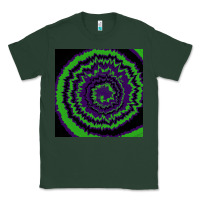 Sports Green halloween tie dye pattern black Classic Tee - RanaPortraitStore