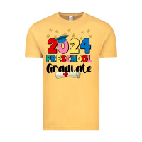 Vintage Mustard 2024 preschool graduate Vintage Tee - JahusDesignShop