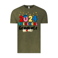 Vintage Olive 2024 preschool graduate Vintage Tee - JahusDesignShop