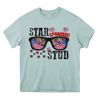 Arona star spangled stup Heavy Core Tee - CowhideDigitalArt