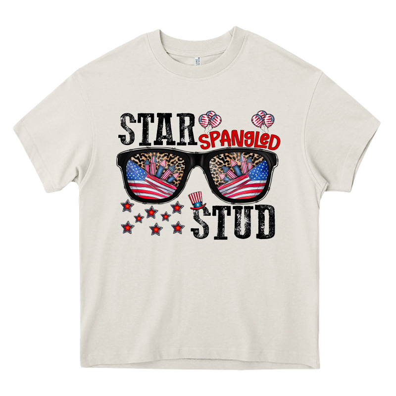 Star Spangled Stup Heavy Core Tee by CowhideDigitalArt | Teevron