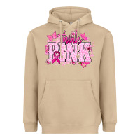 Think Pink Cancer Awareness Heavyweight Hoodie | Teevron