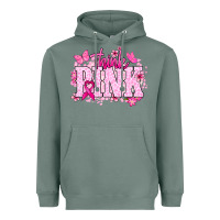 Sage Think pink Cancer Awareness Heavyweight Hoodie - HowdyJamesFarm