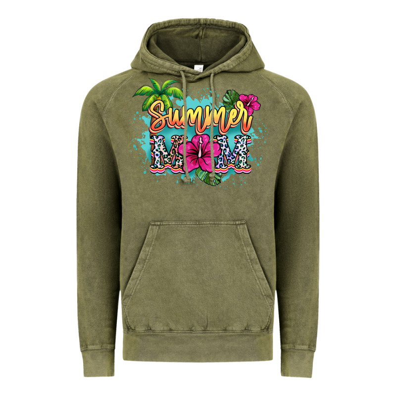 Summer Mom Vintage Hoodie by NancyCooperArtShop | Teevron