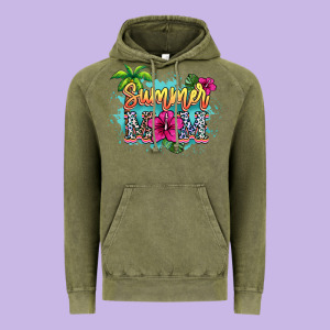 Summer Mom Vintage Hoodie Designed By Nancycooperartshop