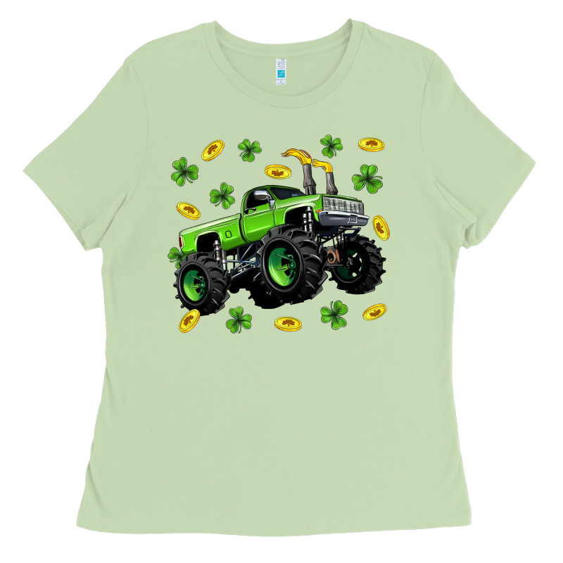 Monster Truck St Patricks Day Ladies Tee by Neo Western | Teevron