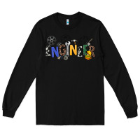 Black engineer Long Sleeve Tee - NancyCooperArtShop