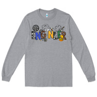 Heather Grey engineer Long Sleeve Tee - NancyCooperArtShop