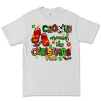 Dove Grey Croc'in around the christmas tree Premium Tee - AdoDesignShop
