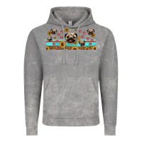 Cloud Rock western pug dogs Vintage Hoodie - Jasminsmagicworld
