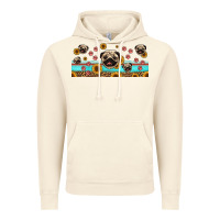 Vintage Artic western pug dogs Vintage Hoodie - Jasminsmagicworld