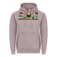 Vintage Zinc western pug dogs Vintage Hoodie - Jasminsmagicworld