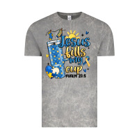 Cloud Rock down syndrome jesus fills my cup Vintage Tee - MaliasSmallBusiness