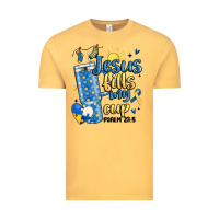 Vintage Mustard down syndrome jesus fills my cup Vintage Tee - MaliasSmallBusiness