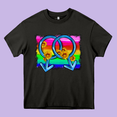Lgbtq Gender Gay Symbol Heavy Core Tee Designed By Hra Design Shop