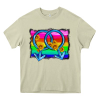 Mossy lgbtq gender gay symbol Heavy Core Tee - HRA Design Shop