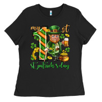 Black My 1 st st. patricks day Ladies Tee - Neo Western