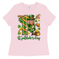 Bubblegum Pink My 1 st st. patricks day Ladies Tee - Neo Western