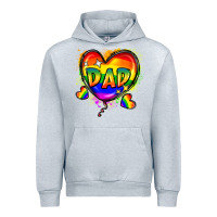 Heather Grey Dad pride Urban Hoodie - FaDigitalArtStudio