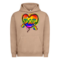 Pigment Burro Dad pride Urban Hoodie - FaDigitalArtStudio